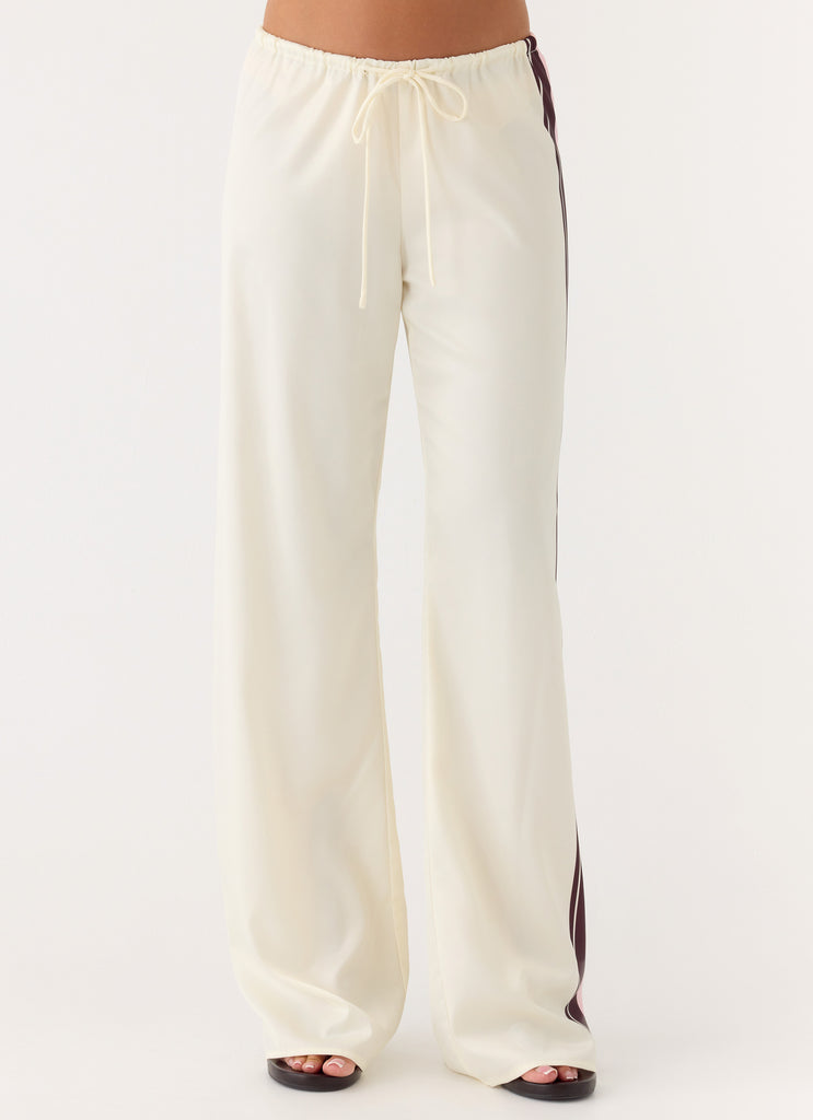 Deacon Low Rise Pants - Bloom Stripe