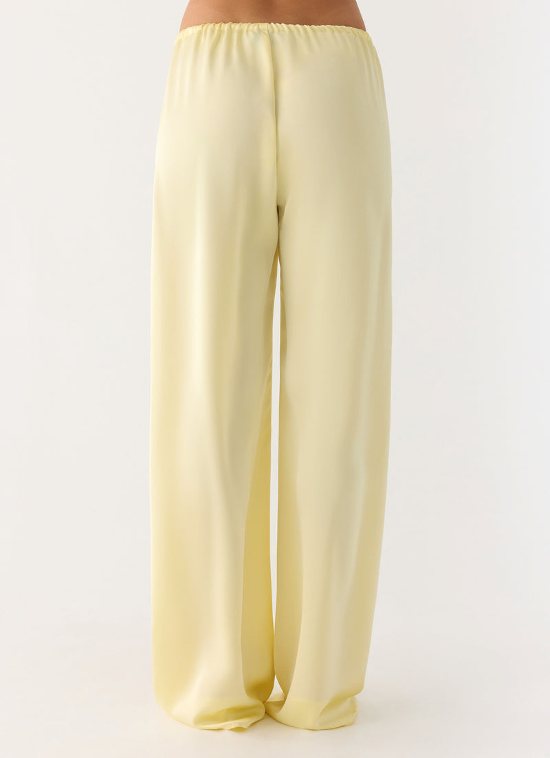 Deacon Low Rise Pants - Yellow
