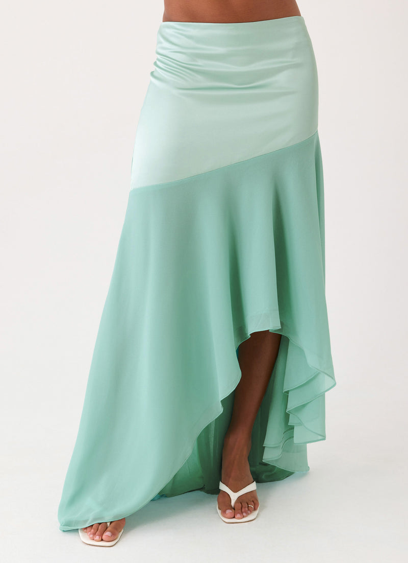 Deenesa Maxi Skirt - Mint