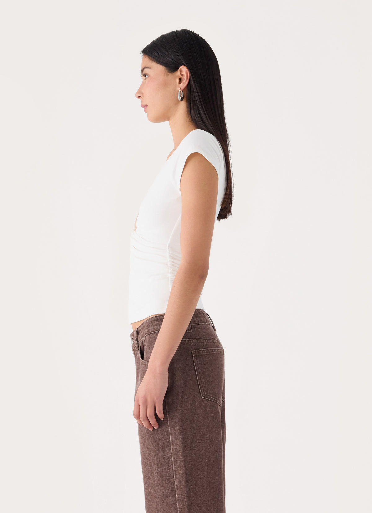 Derrie White Top - White