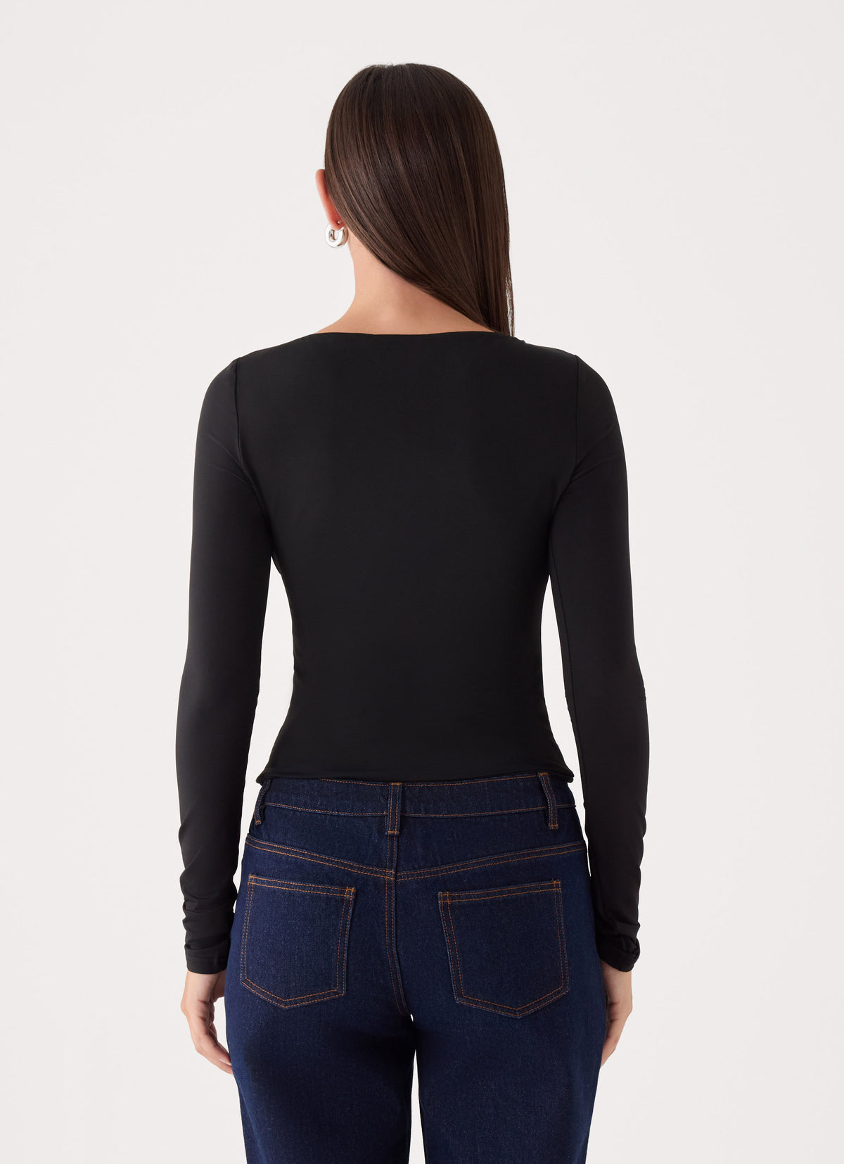 Diana Long Sleeve Top - Black