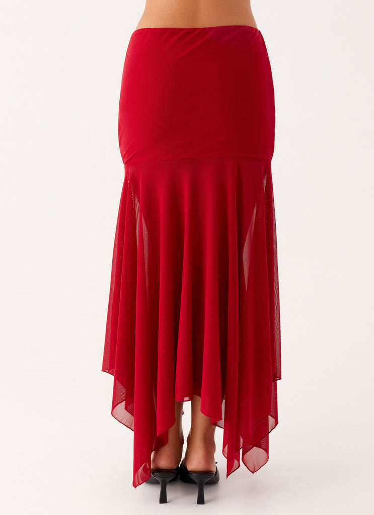 Dionne Maxi Skirt - Red