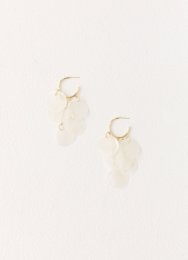 Disco Seas Earrings - Gold