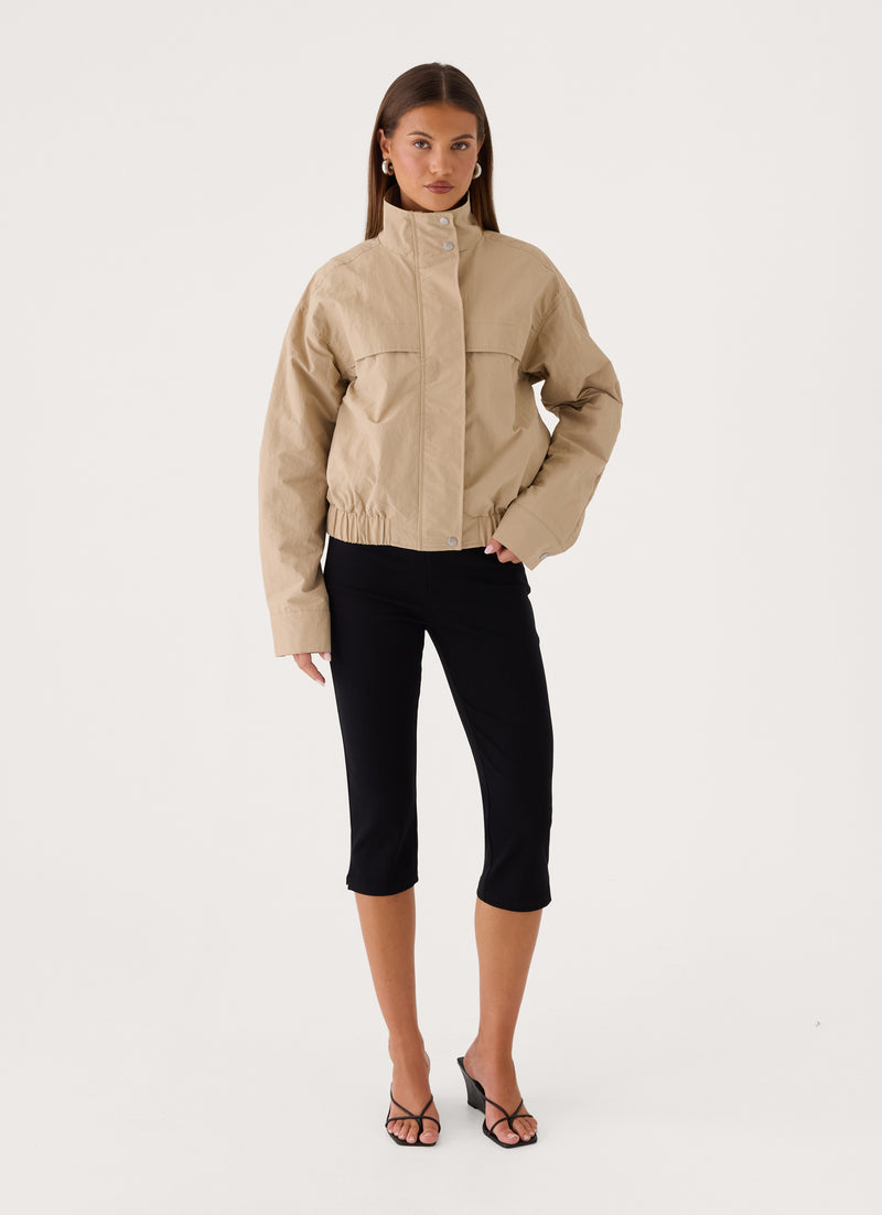Dover Utility Jacket - Nude