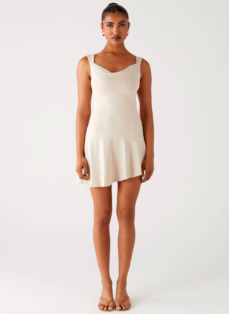 whisper layered mini dress Nocturne Whisper Layered Mini Dress
