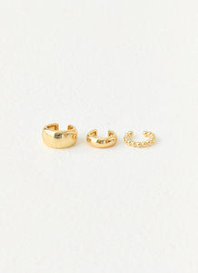 Power Trip Ear Cuffs - Gold