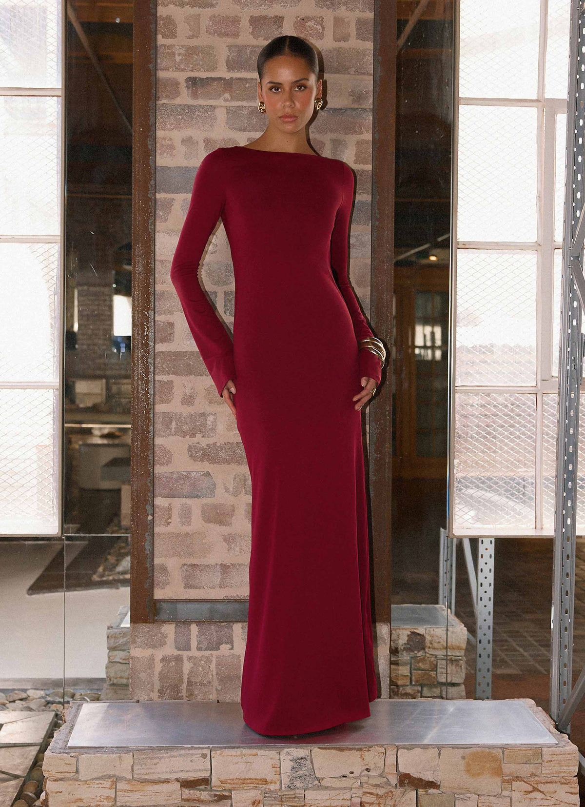 Elmont Long Sleeve Maxi Dress