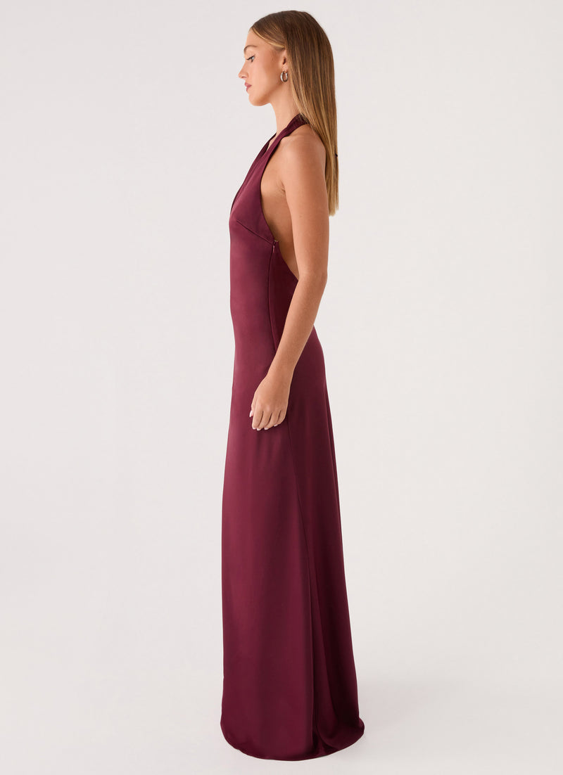 Eloise Maxi Dress - Plum