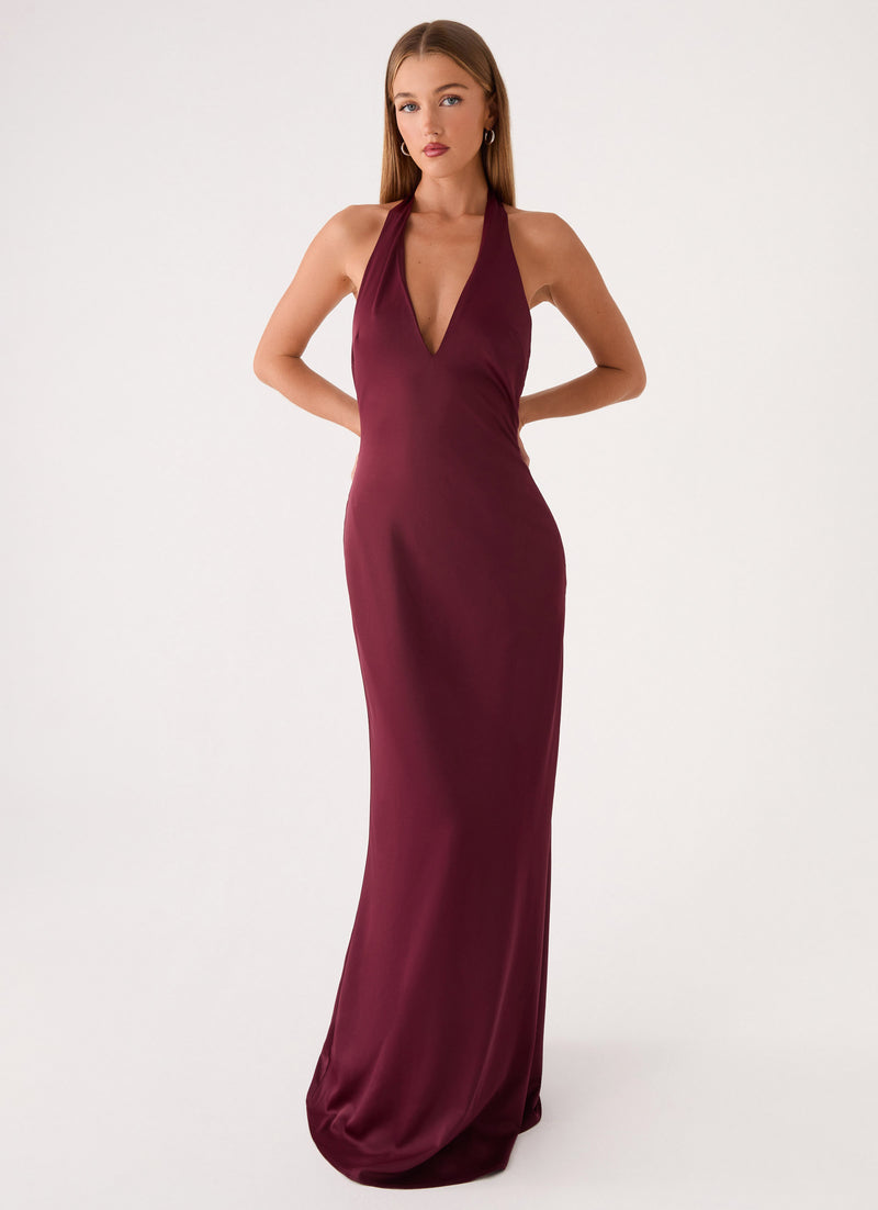Eloise Maxi Dress - Plum