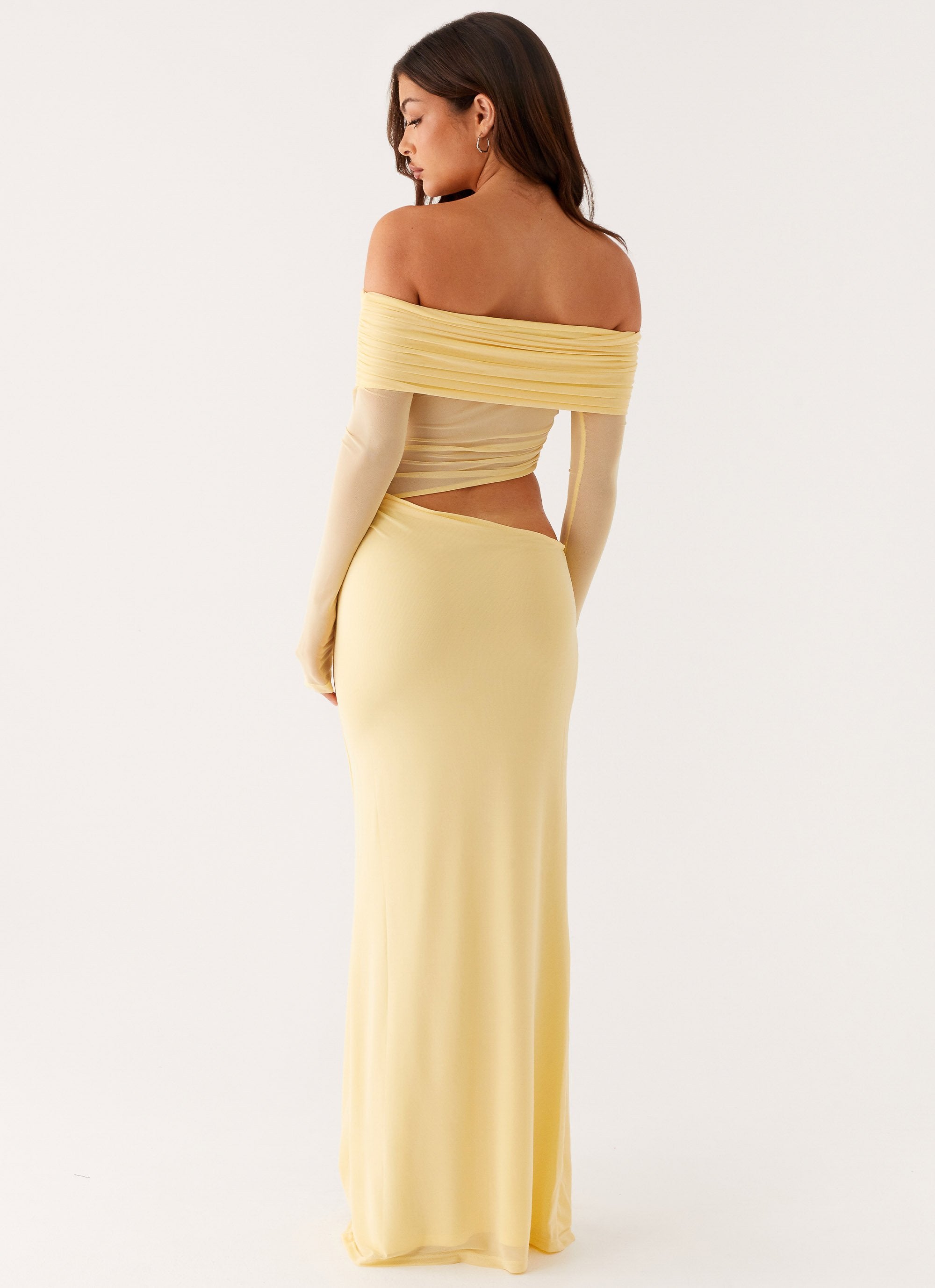 Emery Maxi Dress - Yellow – Peppermayo