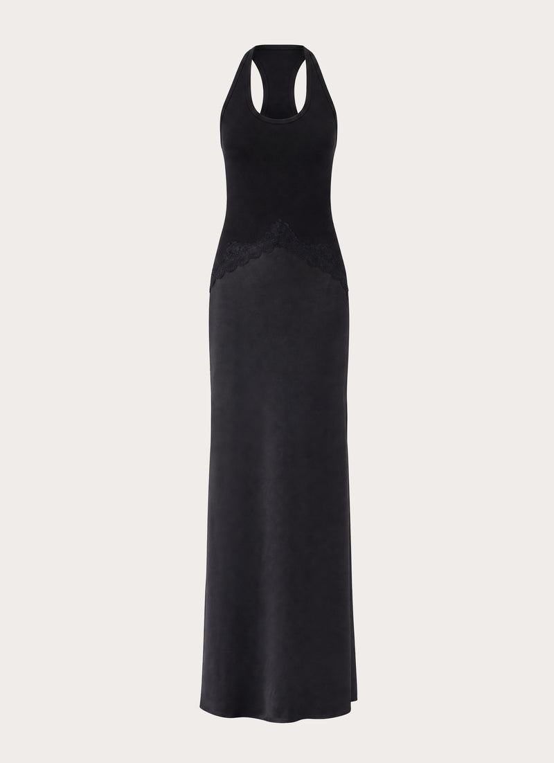 Emika Halter Maxi Dress - Black