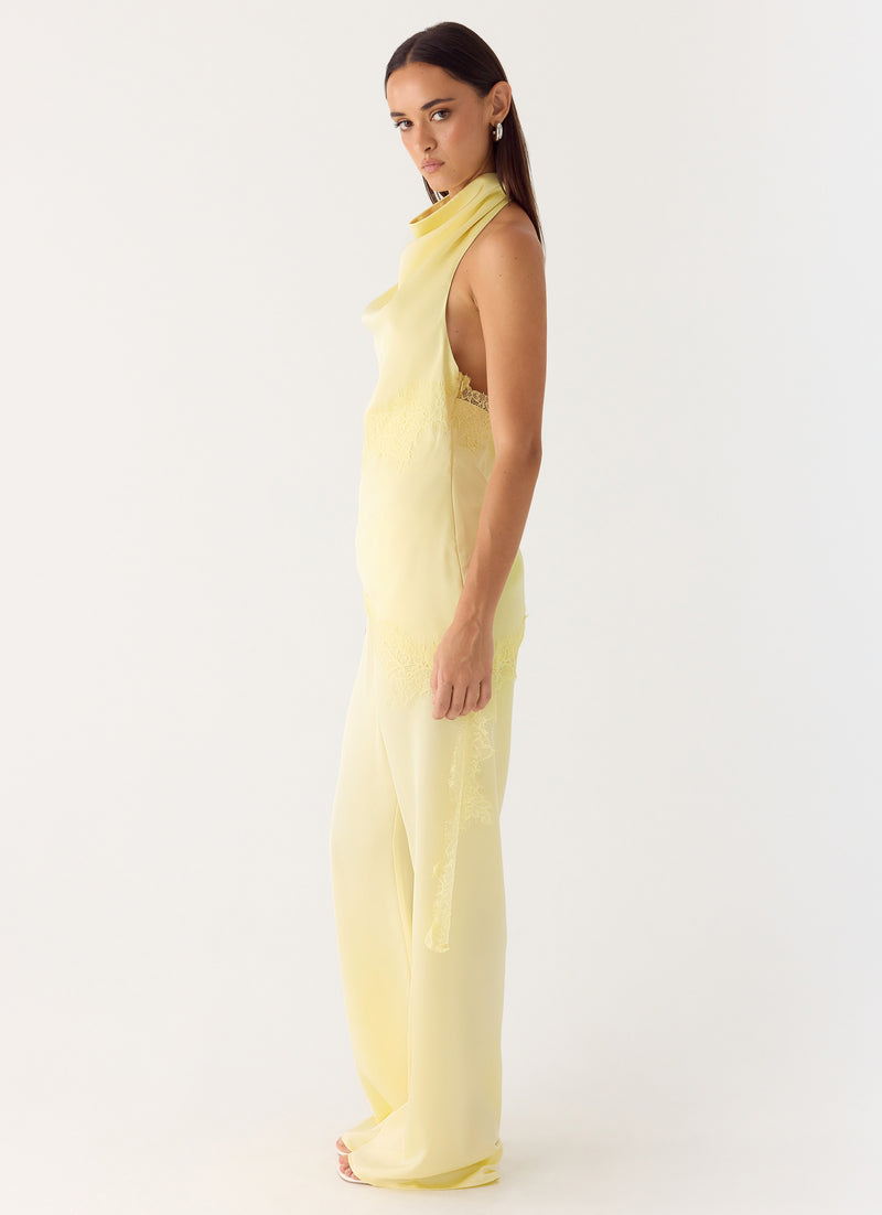 Emilee Cowl Top - Yellow