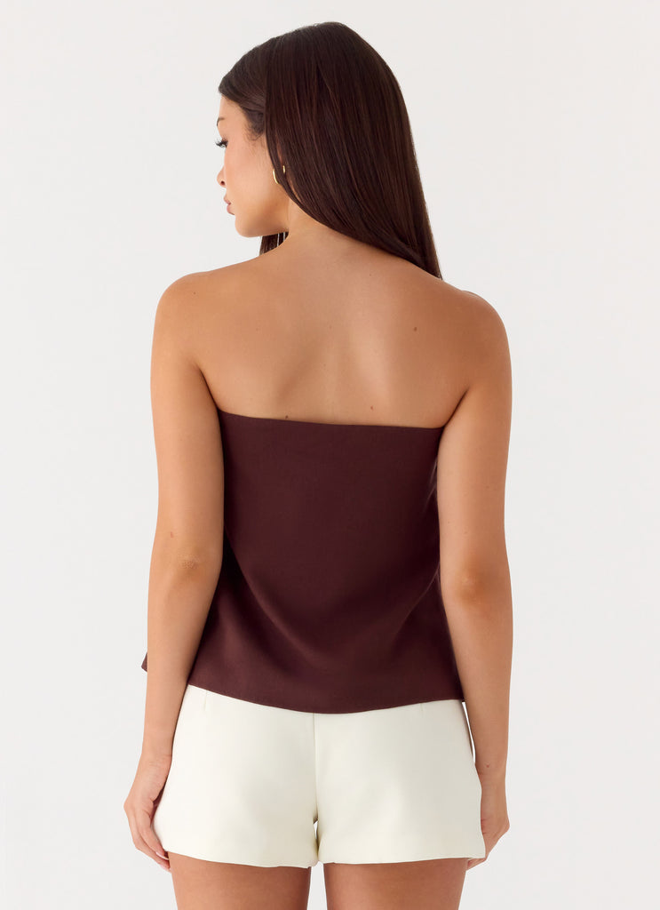 Emmerson Top - Chocolate Drizzle