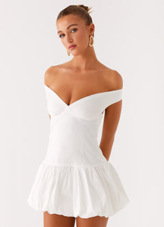 Endless Romance Off Shoulder Mini Dress