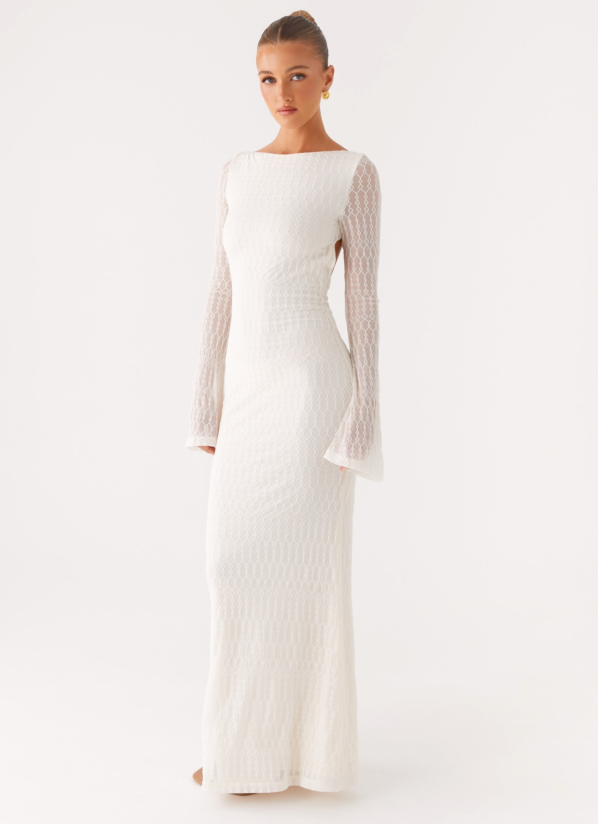 Ethereal Long Sleeve Maxi Dress