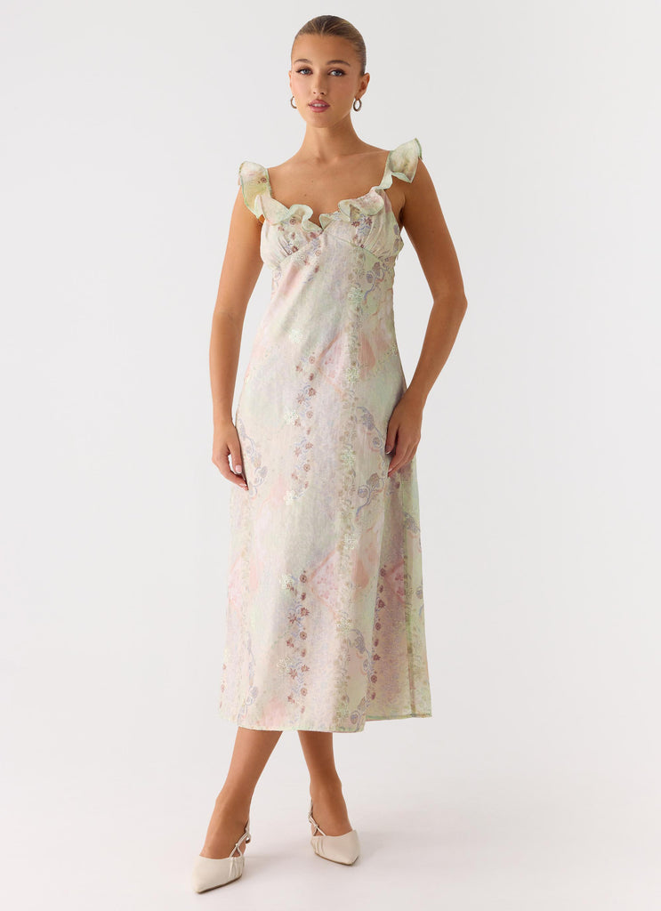Europa Midi Dress - Mystic Paisley