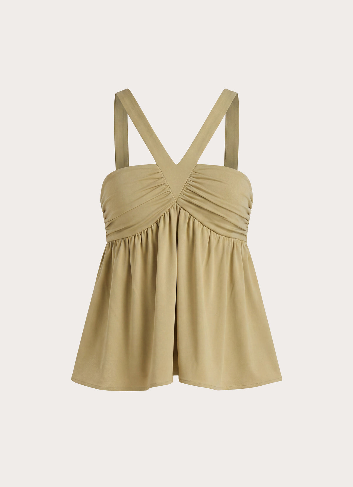 Evara Top - Olive Green