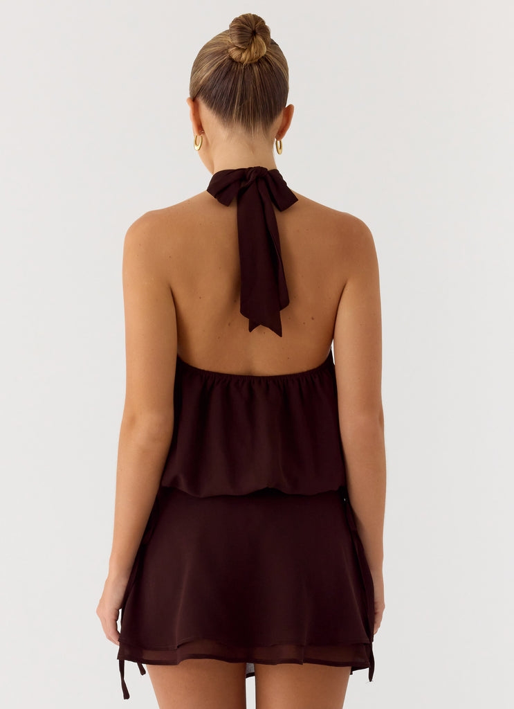 Everywhere I Go Top - Chocolate