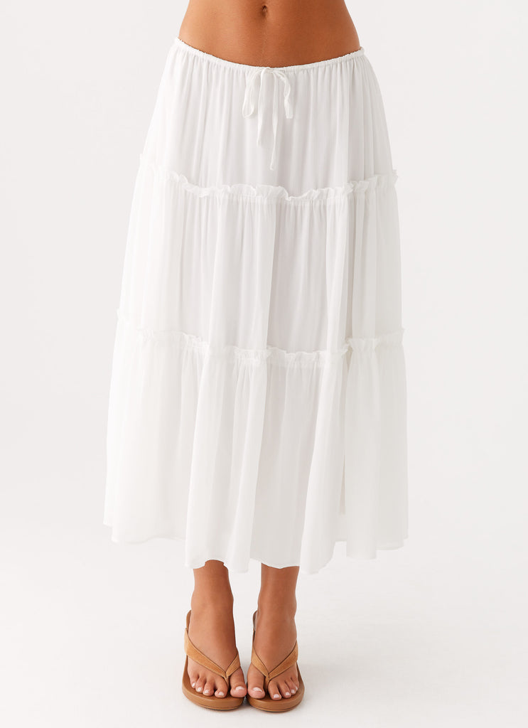 Evi Midi Skirt Ivory 5