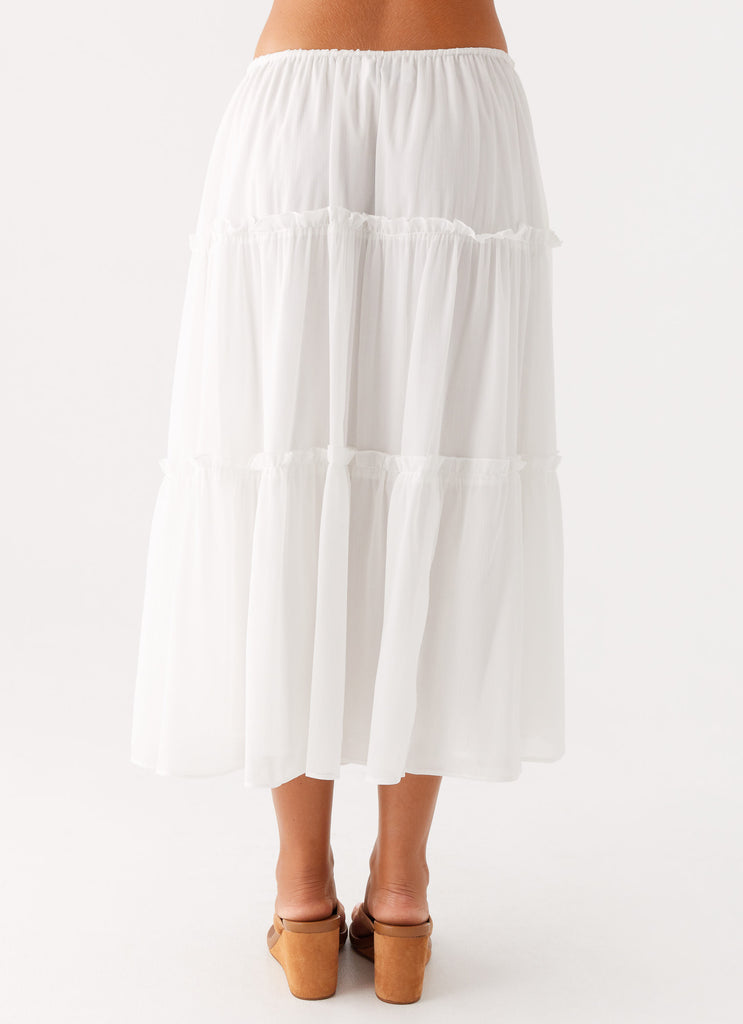 Evi Midi Skirt Ivory 6