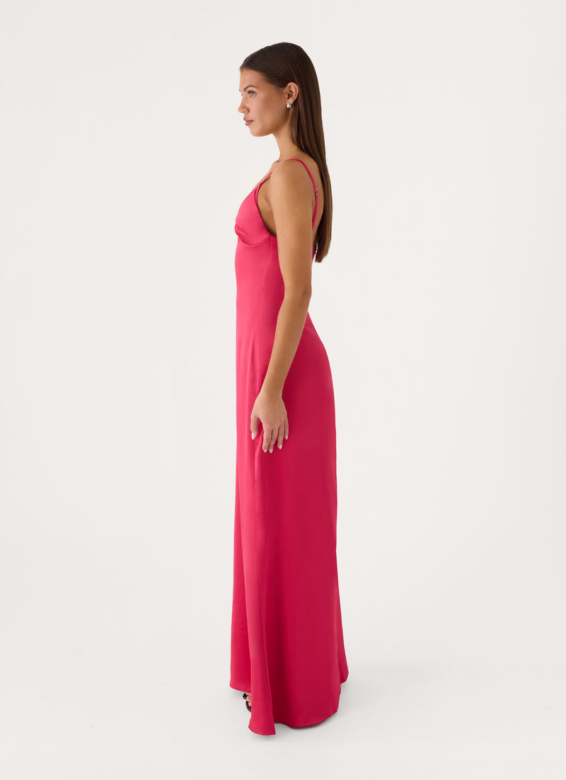 Faria Maxi Dress - Fuchsia