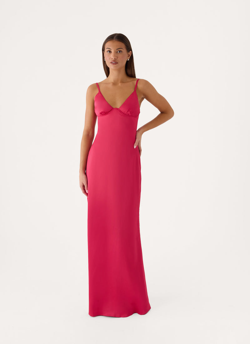 Faria Maxi Dress - Fuchsia
