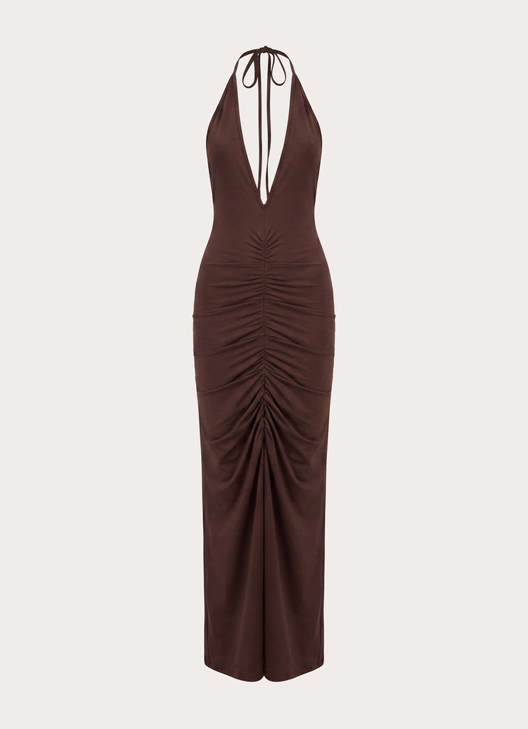 Feel My Rhythm Maxi Dress - Rose Taupe