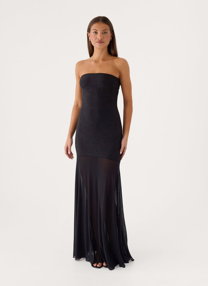 Fever Index Maxi Dress - Black