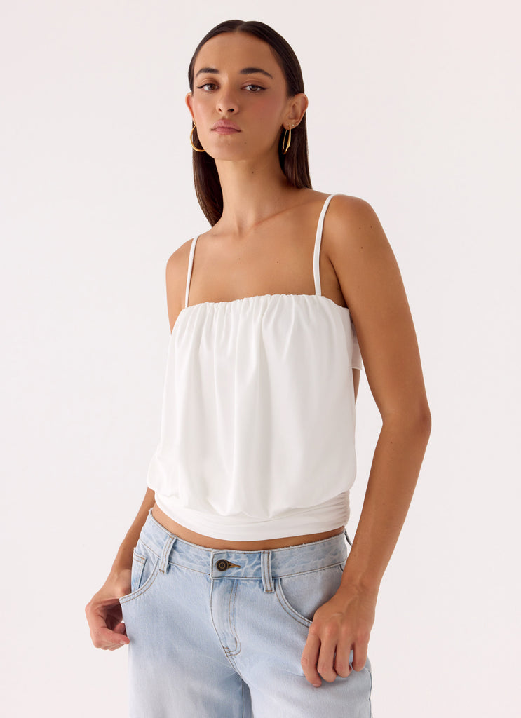 Final Touch Top - Ivory