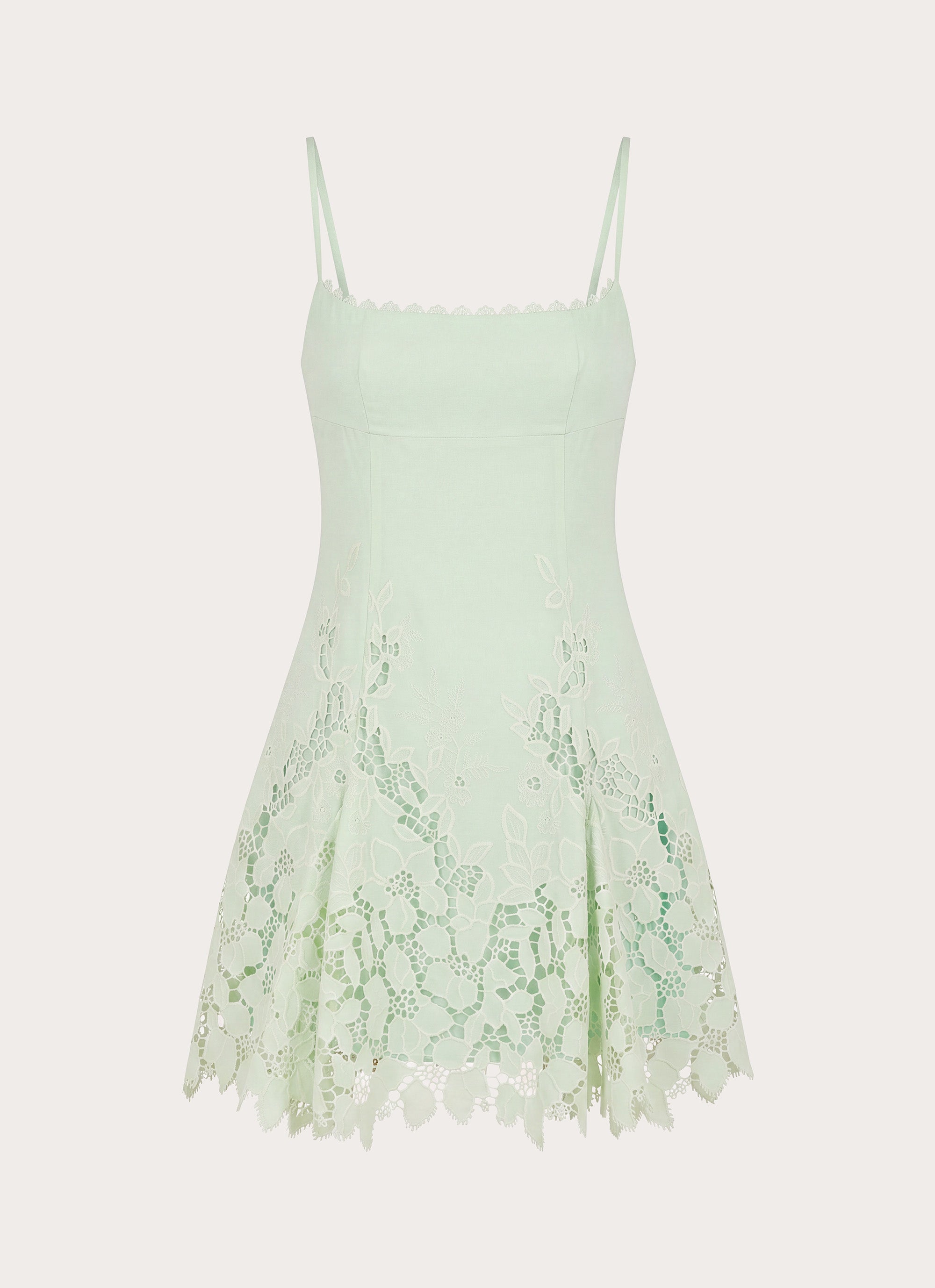 Florine Mini Dress - Pistachio – Peppermayo
