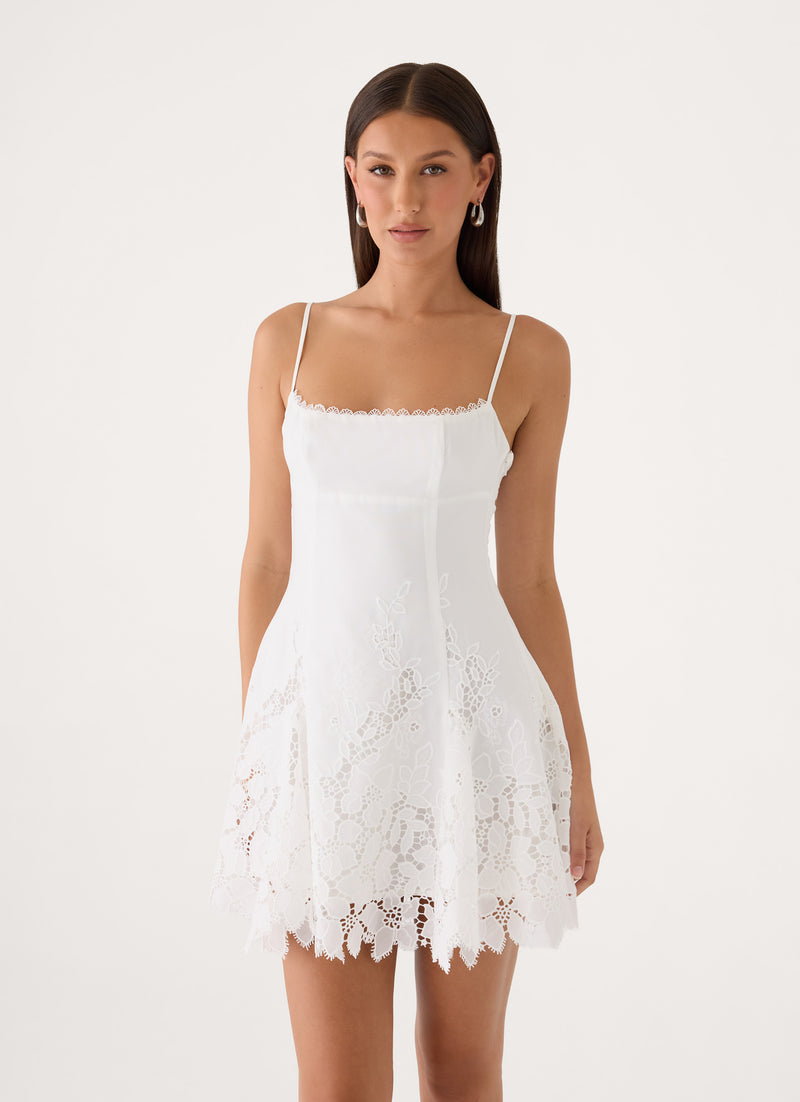 Florine Mini Dress - White
