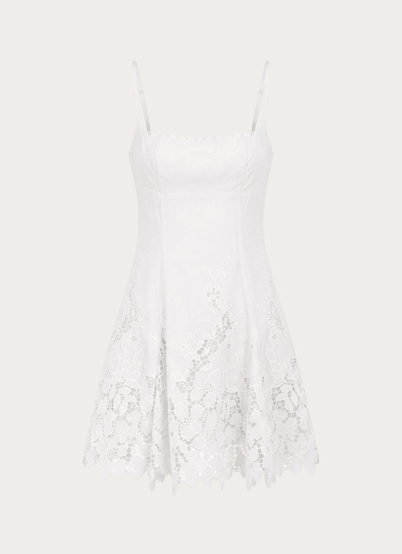 Florine Mini Dress - White