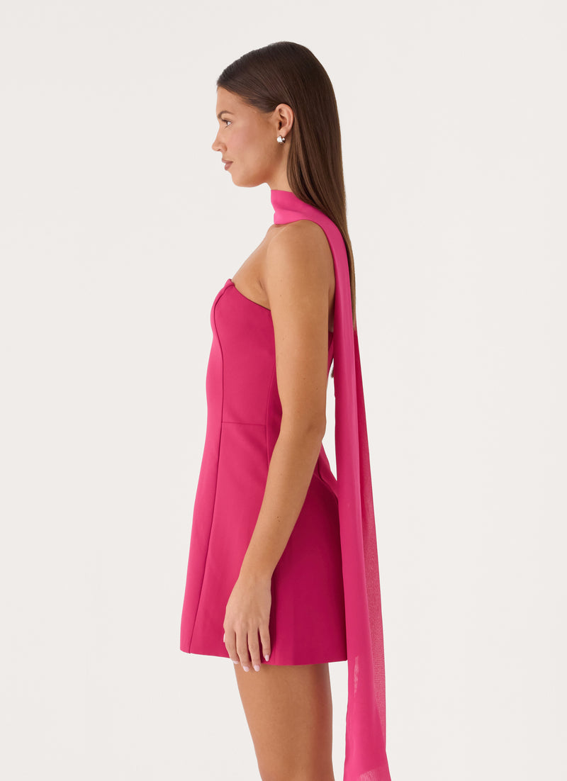 For Love Mini Dress - Fuchsia