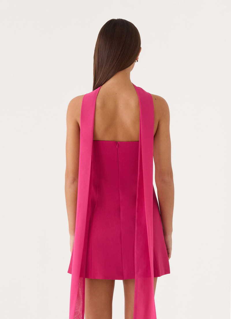 For Love Mini Dress - Fuchsia