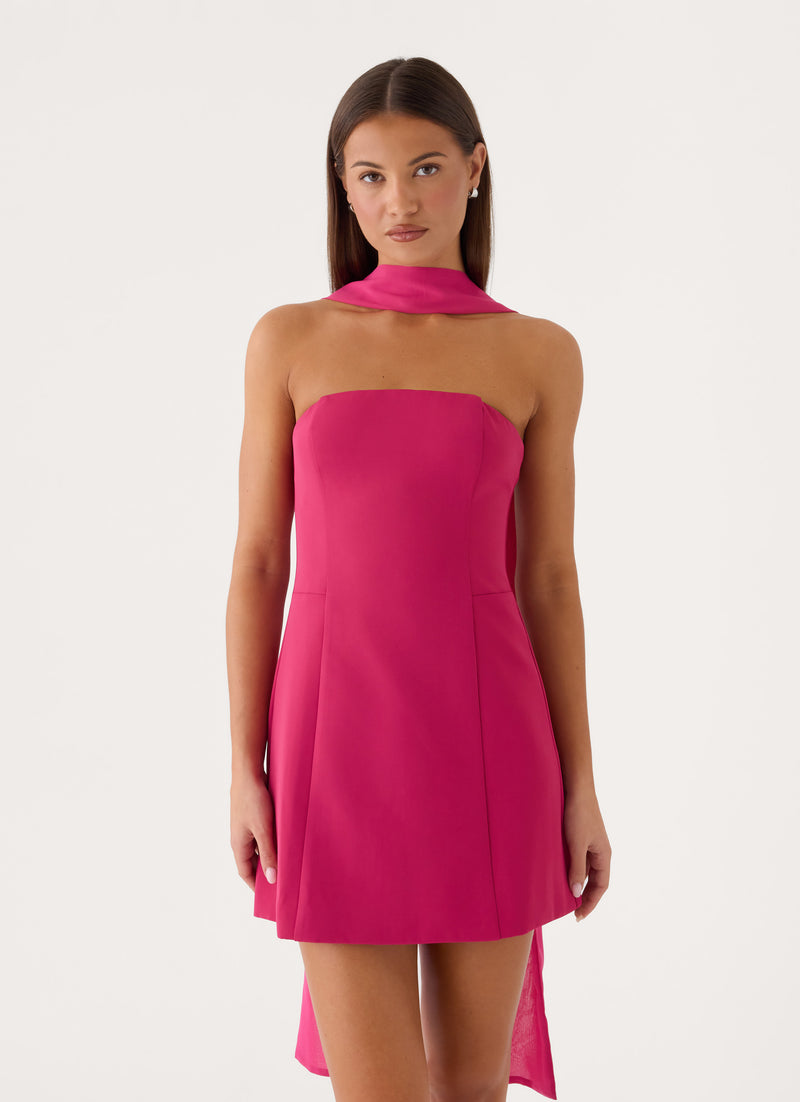 For Love Mini Dress - Fuchsia