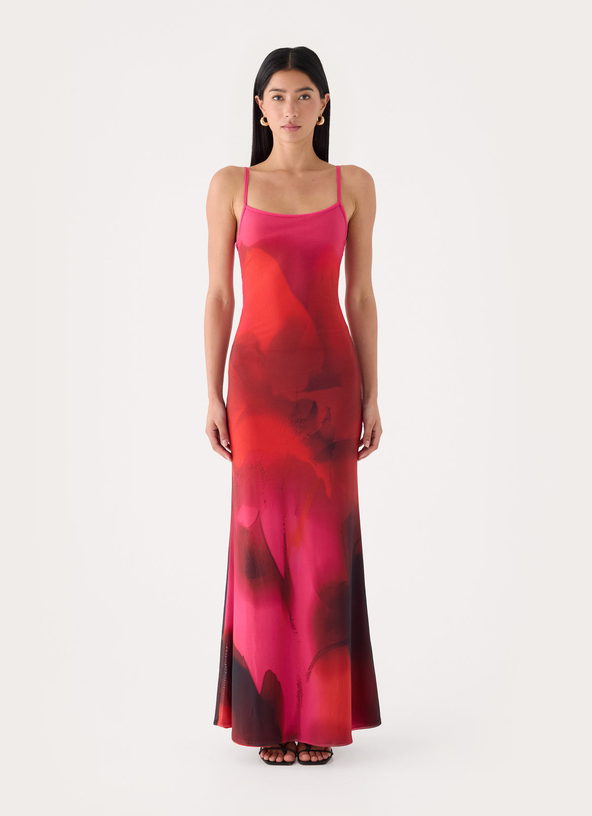 Freyah Maxi Dress - Pink Violet Bloom