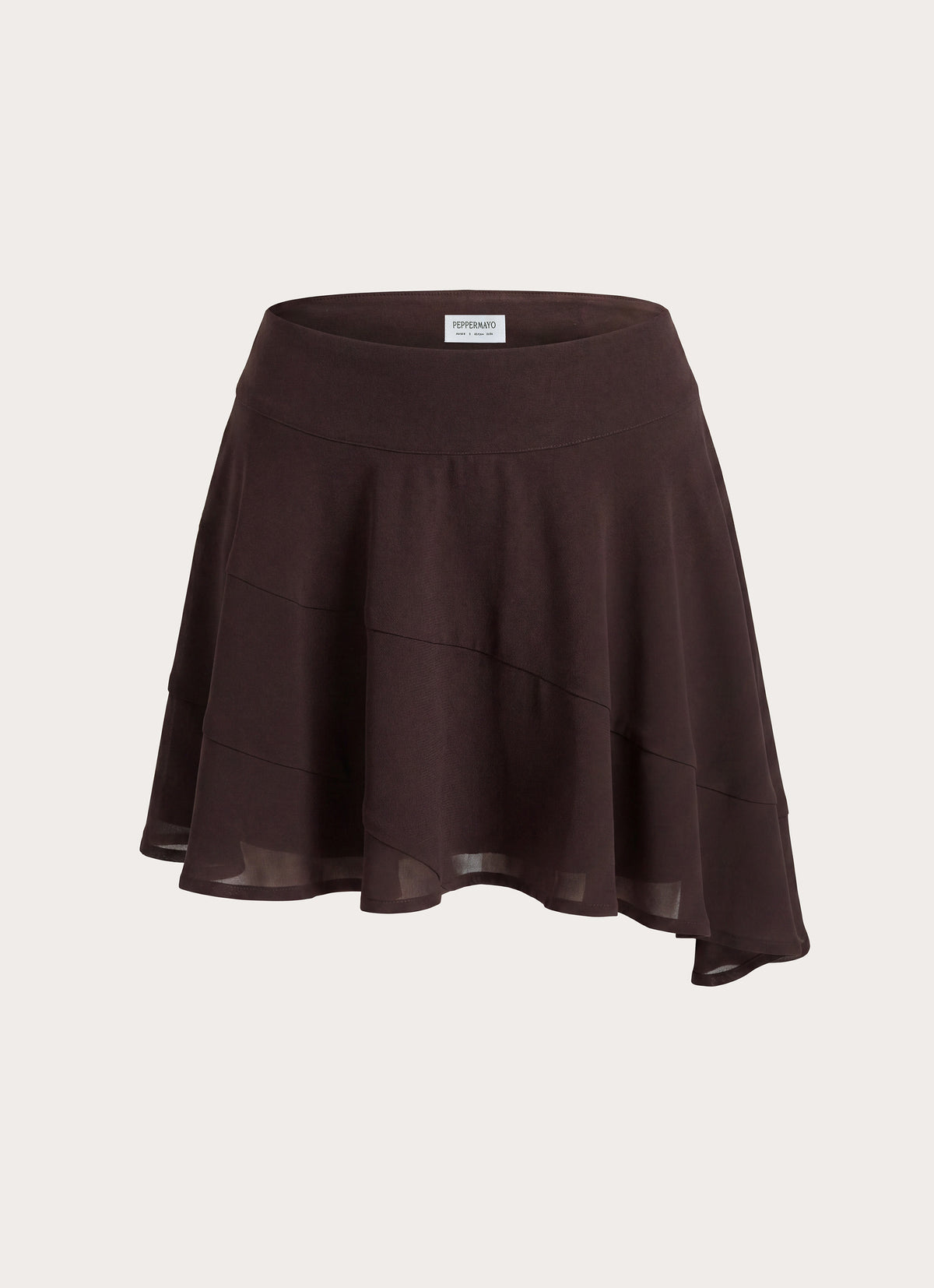 Gehrie Mini Skirt - Chocolate