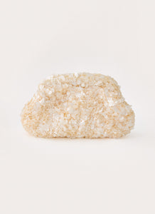 Genevieve Clutch Bag - Ivory