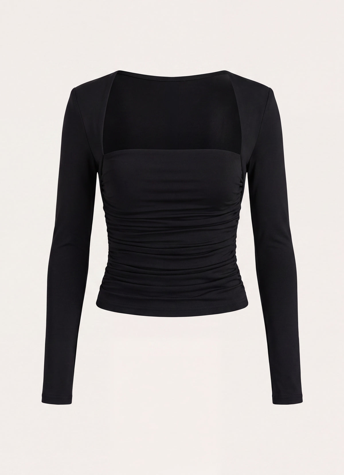 Georgia Long Sleeve Top - Black