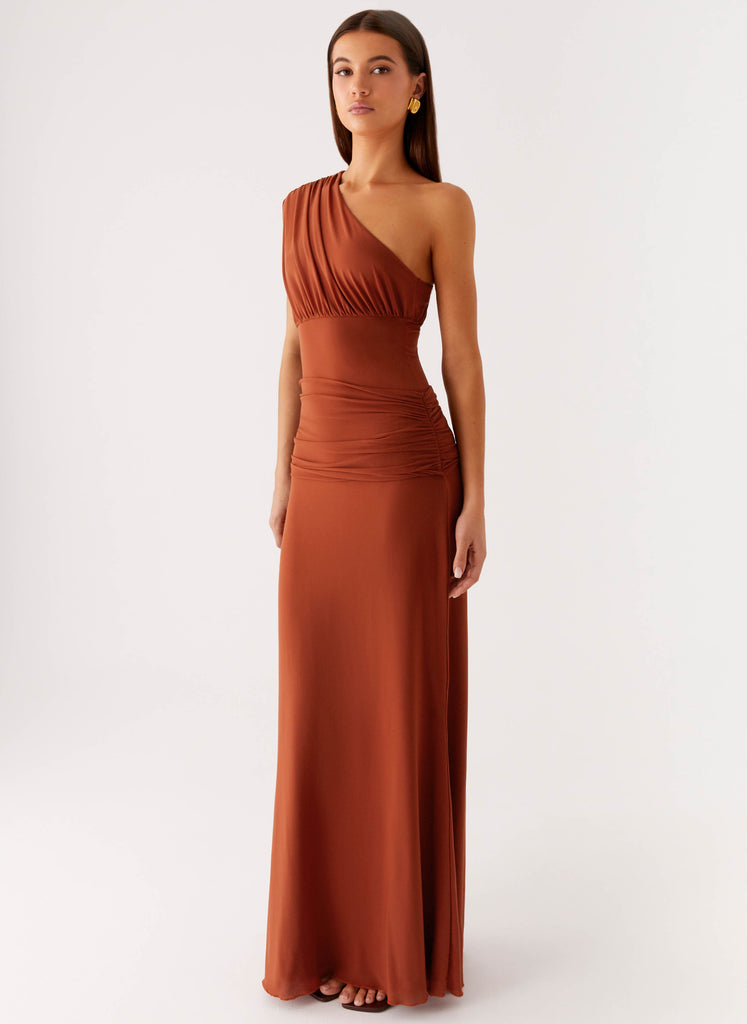 Glimmer Maxi Dress - Rust Peppermayo Glimmer Maxi Dress - Rust Peppermayo