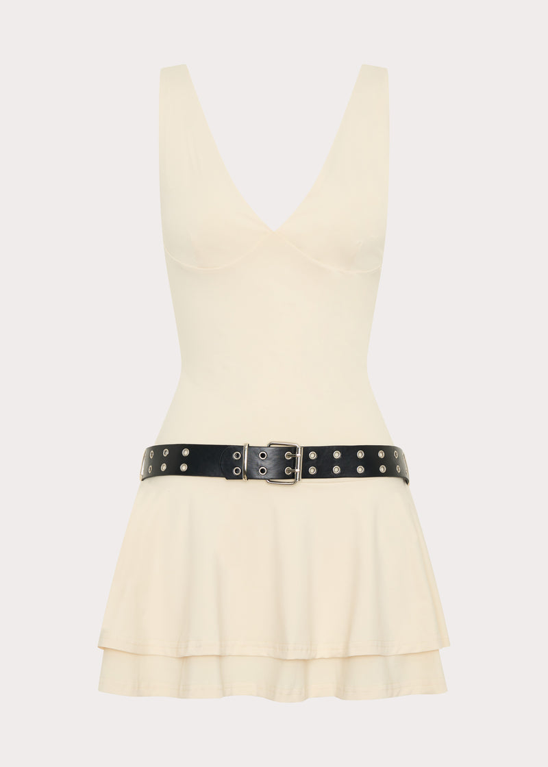 Gold Coast Mini Dress - Yellow