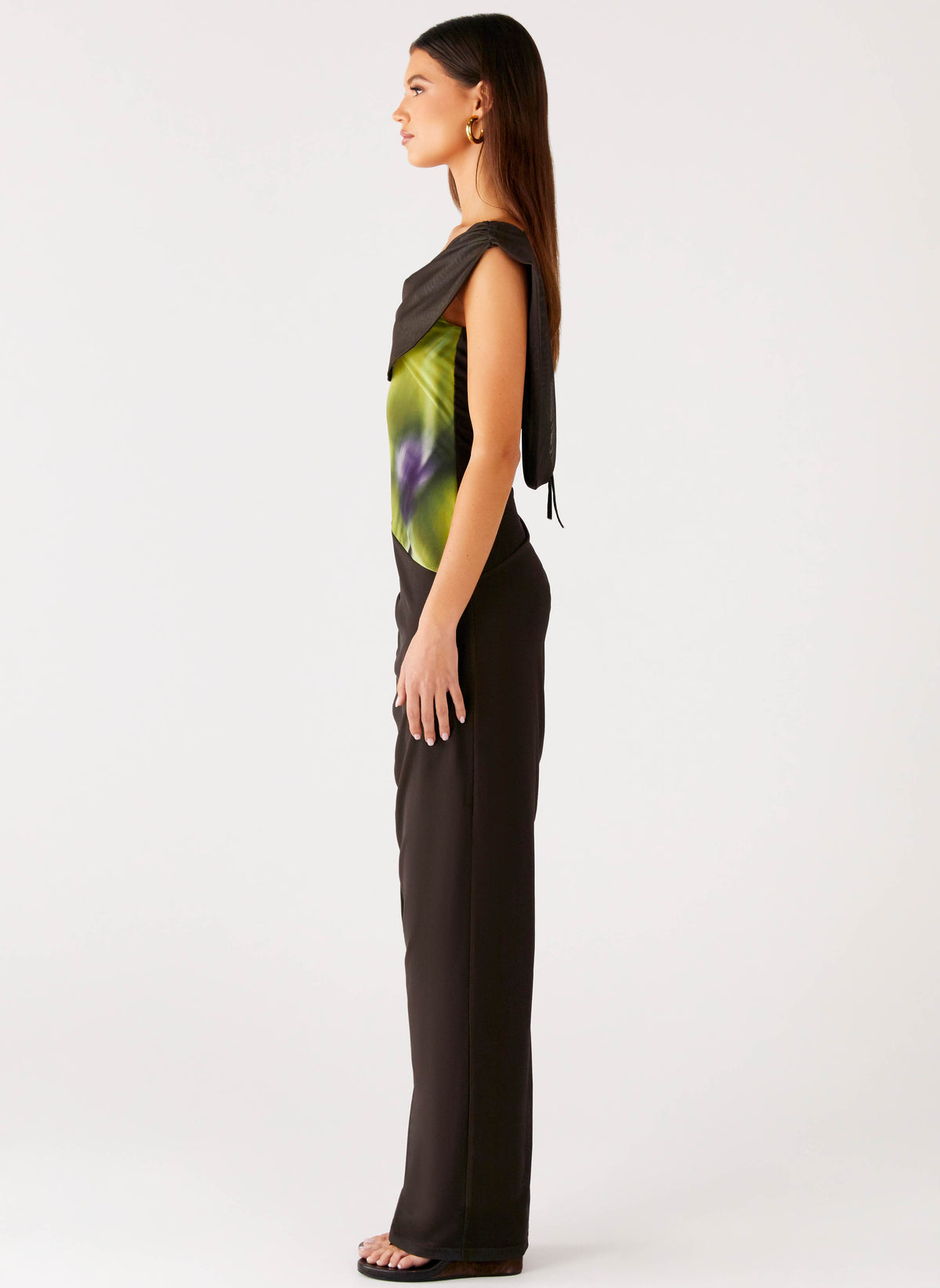 Good Fortune Maxi Dress - Lime Flower
