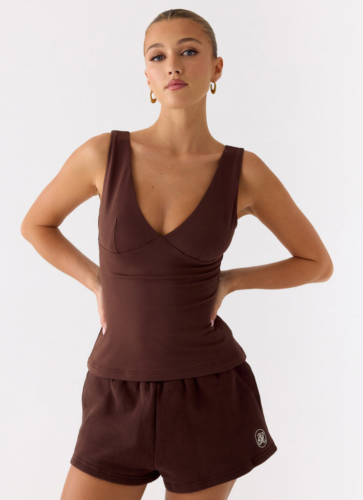 Hard To Tame Top - Chocolate