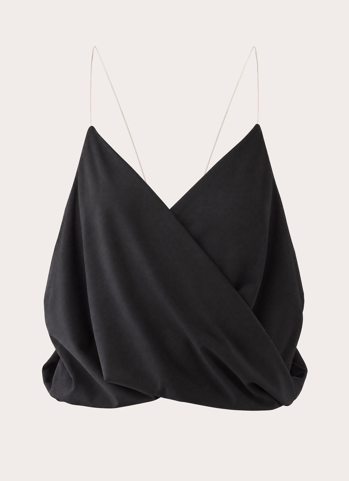 Harlow Invisible Strap Top - Black