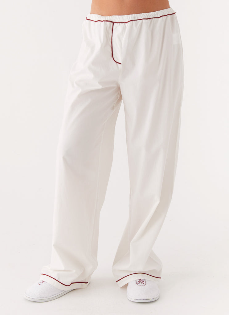 Harry Pyjama Pants - White