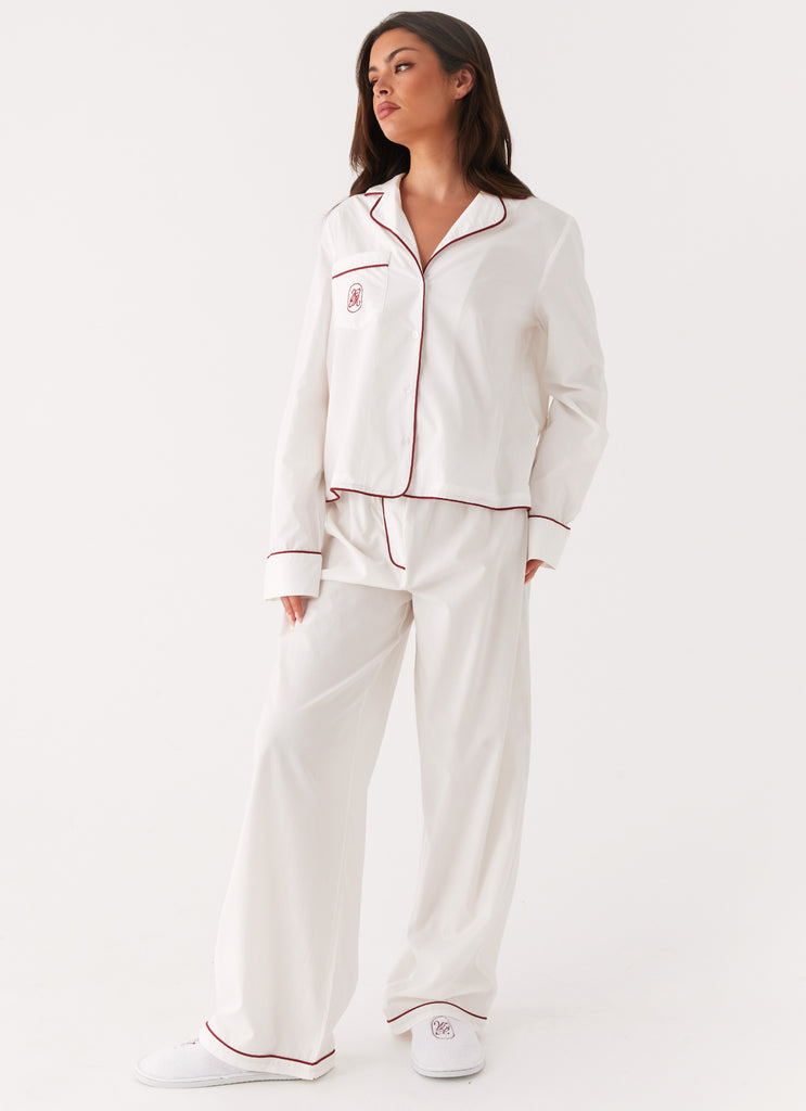 Harry Pyjama Pants - White