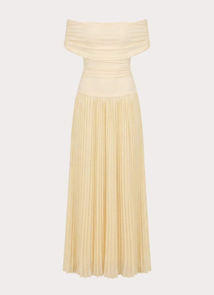 Harvest Sky Maxi Dress - Baby Yellow