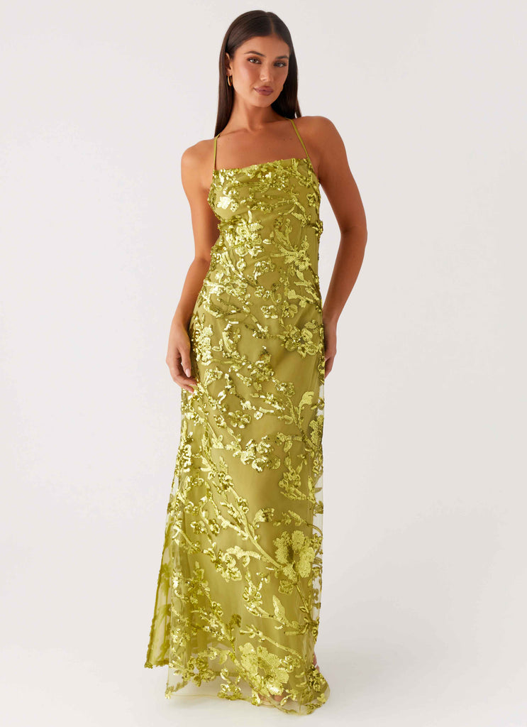 peppermayo higher level sequin maxi dress Higher Level Sequin Maxi Dress