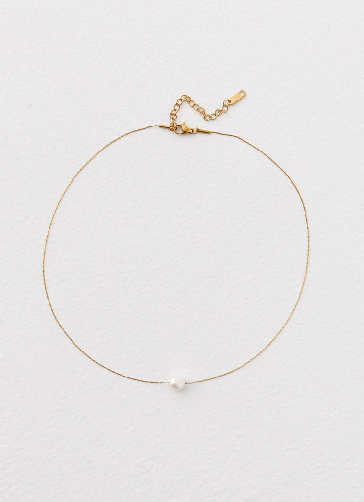 【HYERES LOR】Noailles antique pearl point necklace_mix HYERES LOR】Noailles antique pearl point necklace_mix
