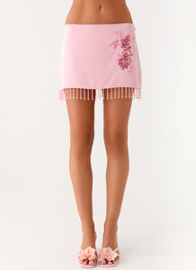 Heavenward Mini Skirt - Pink